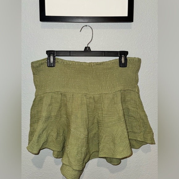 American Eagle Embroidered Babydoll Tube Top - Picture 4 of 4